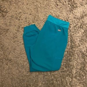 Teal size Medium Petite Zamora Jogger Scrub Pants